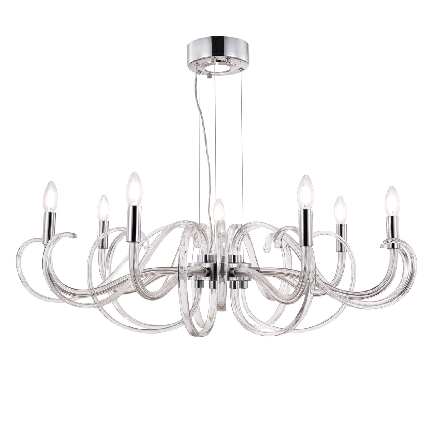 Maytoni Modern Atlanta Люстра цвет: прозрачный MOD051PL-07TR