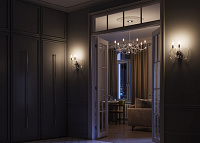 Maytoni Modern Atlanta Настенный светильник (бра) цвет: прозрачный MOD051WL-02TR