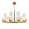 Maytoni Modern Fortano Люстра цвет: черный и латунь MOD089PL-10BS