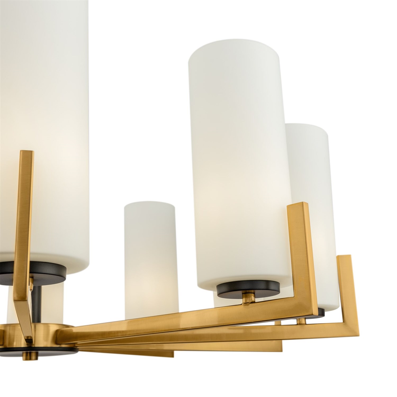 Maytoni Modern Fortano Люстра цвет: черный и латунь MOD089PL-10BS