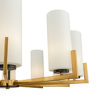 Maytoni Modern Fortano Люстра цвет: черный и латунь MOD089PL-10BS