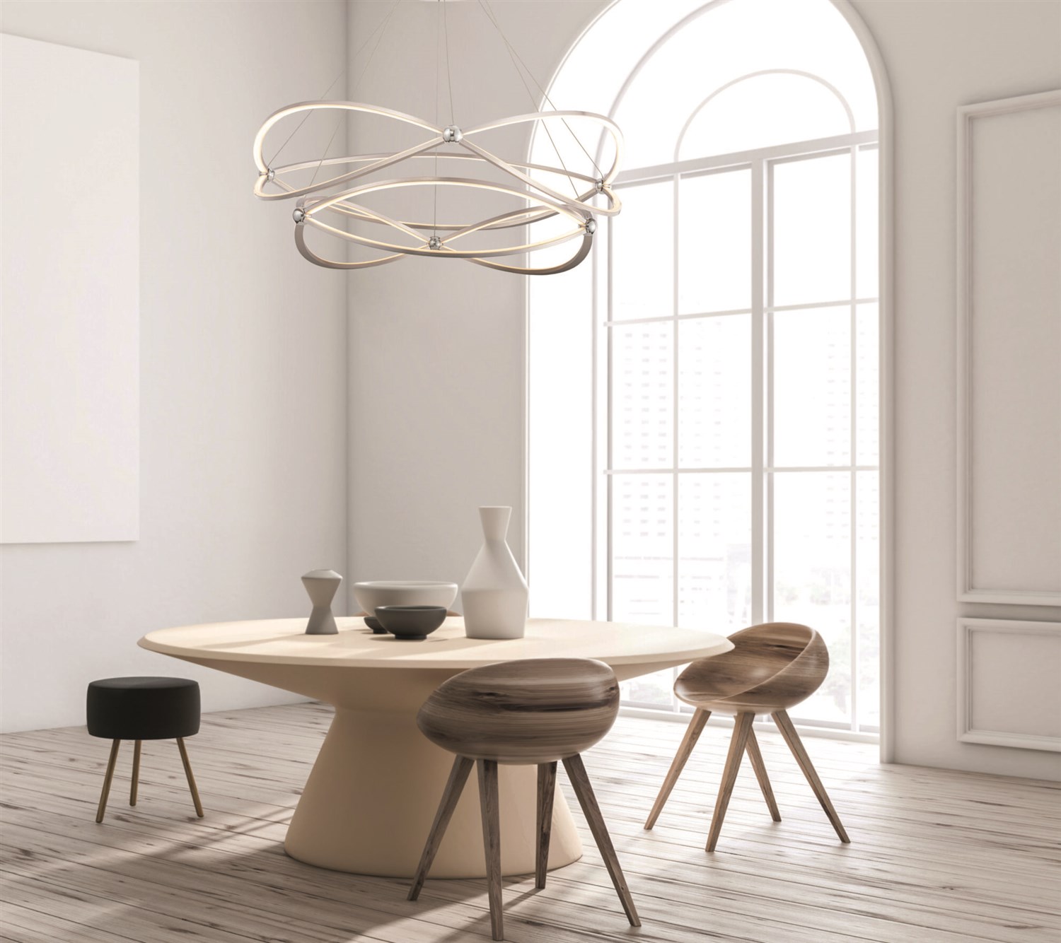 Maytoni Modern Weave Подвесной светильник цвет: никель MOD062PL-L103CH3K
