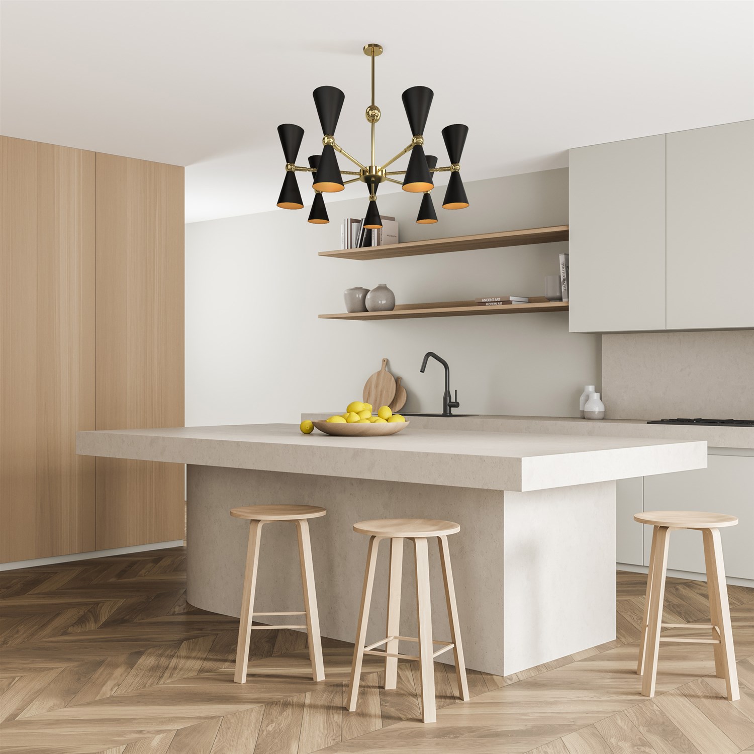Maytoni Modern Vesper Подвесной светильник цвет: золото MOD108PL-14GB