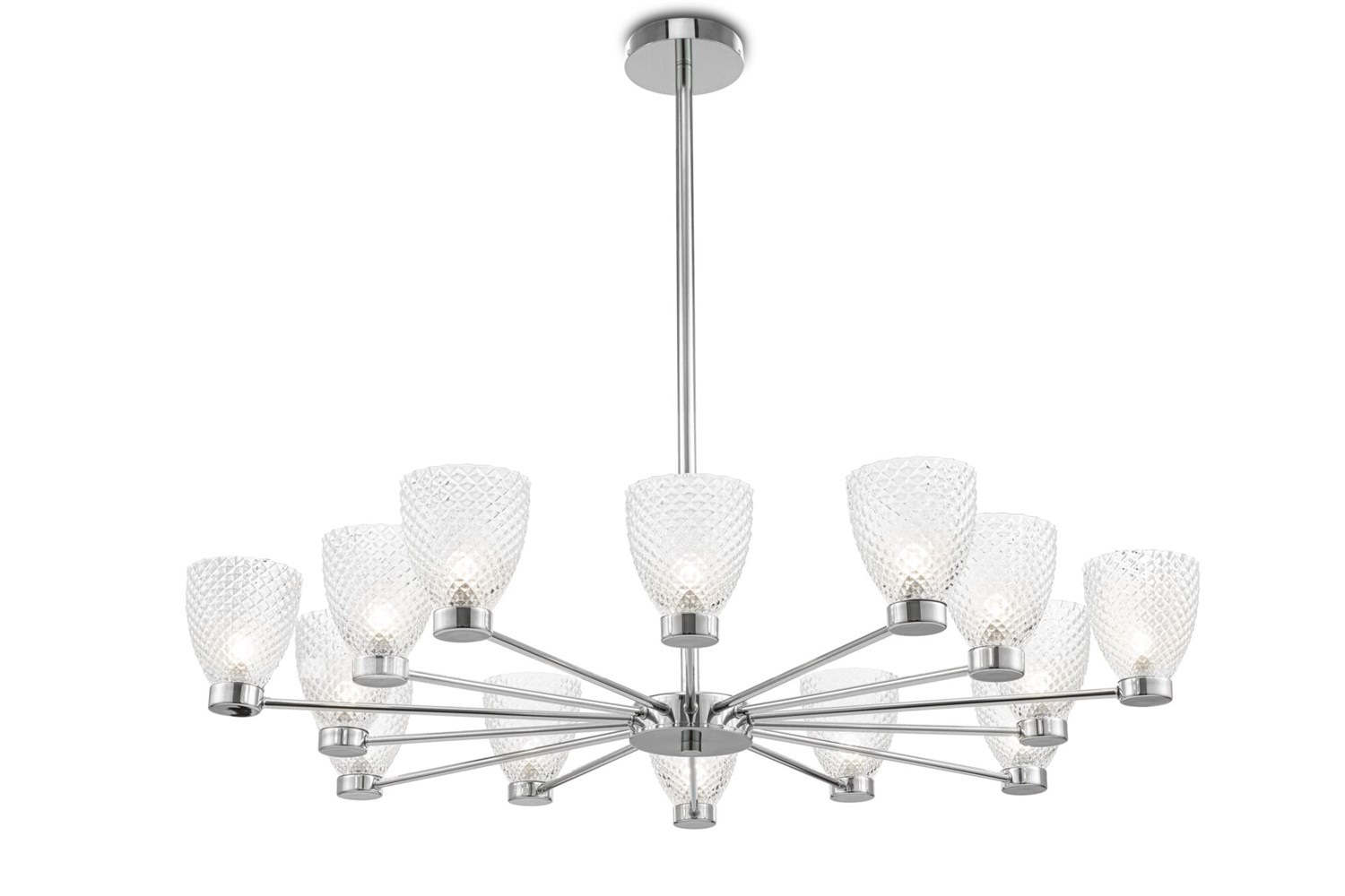 Maytoni Modern Ralar Люстра цвет: хром MOD068PL-14CH