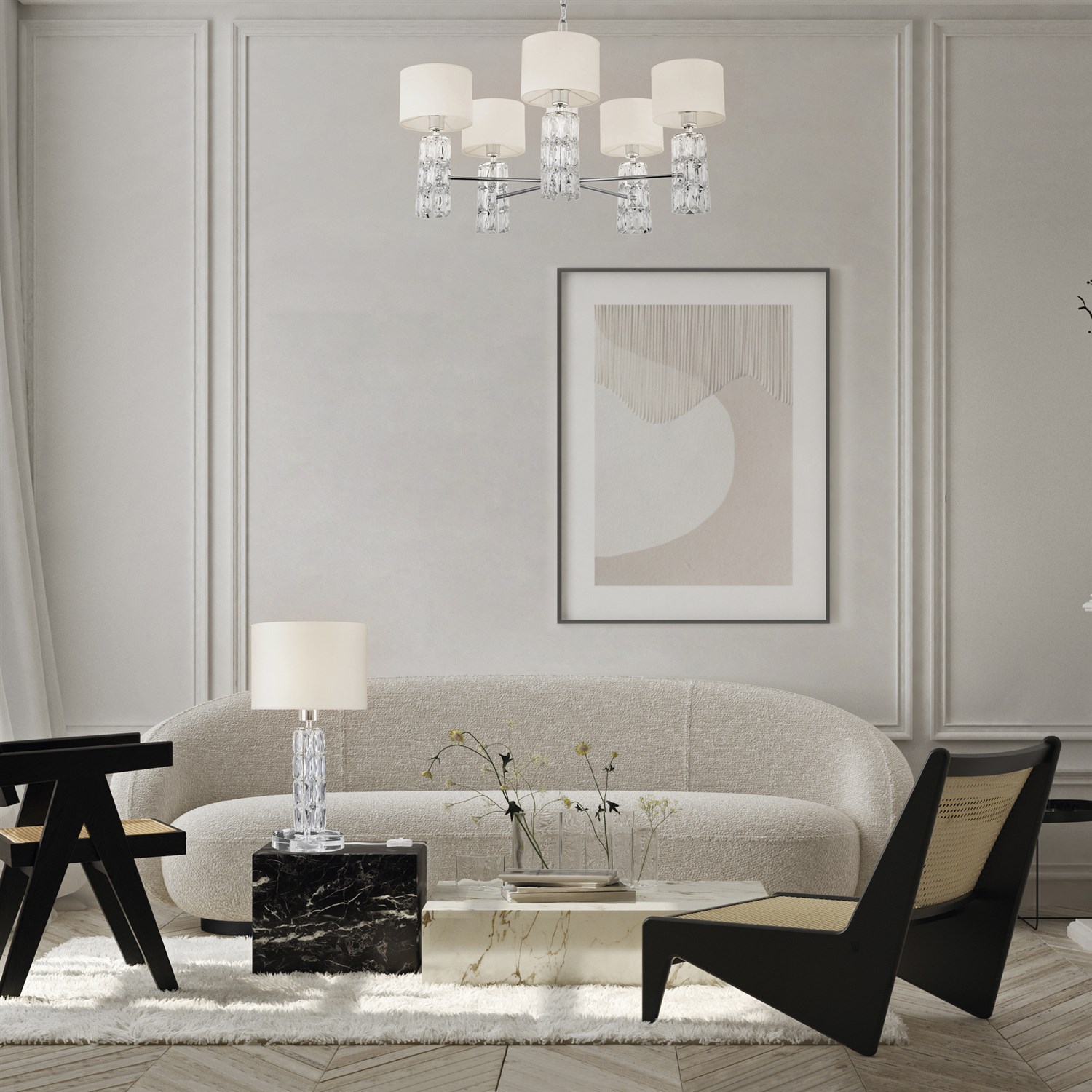 Maytoni Modern Talento Люстра цвет: хром DIA008PL-05CH
