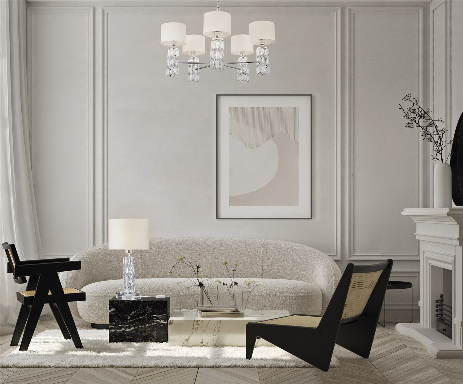 Maytoni Modern Talento Люстра цвет: хром DIA008PL-05CH