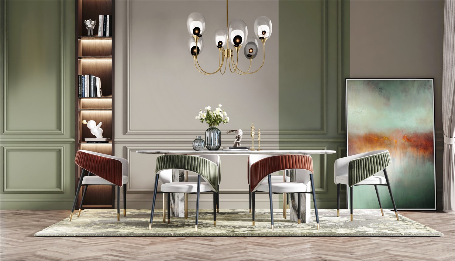 Maytoni Modern Aura Подвесной светильник цвет: латунь MOD016PL-06BS