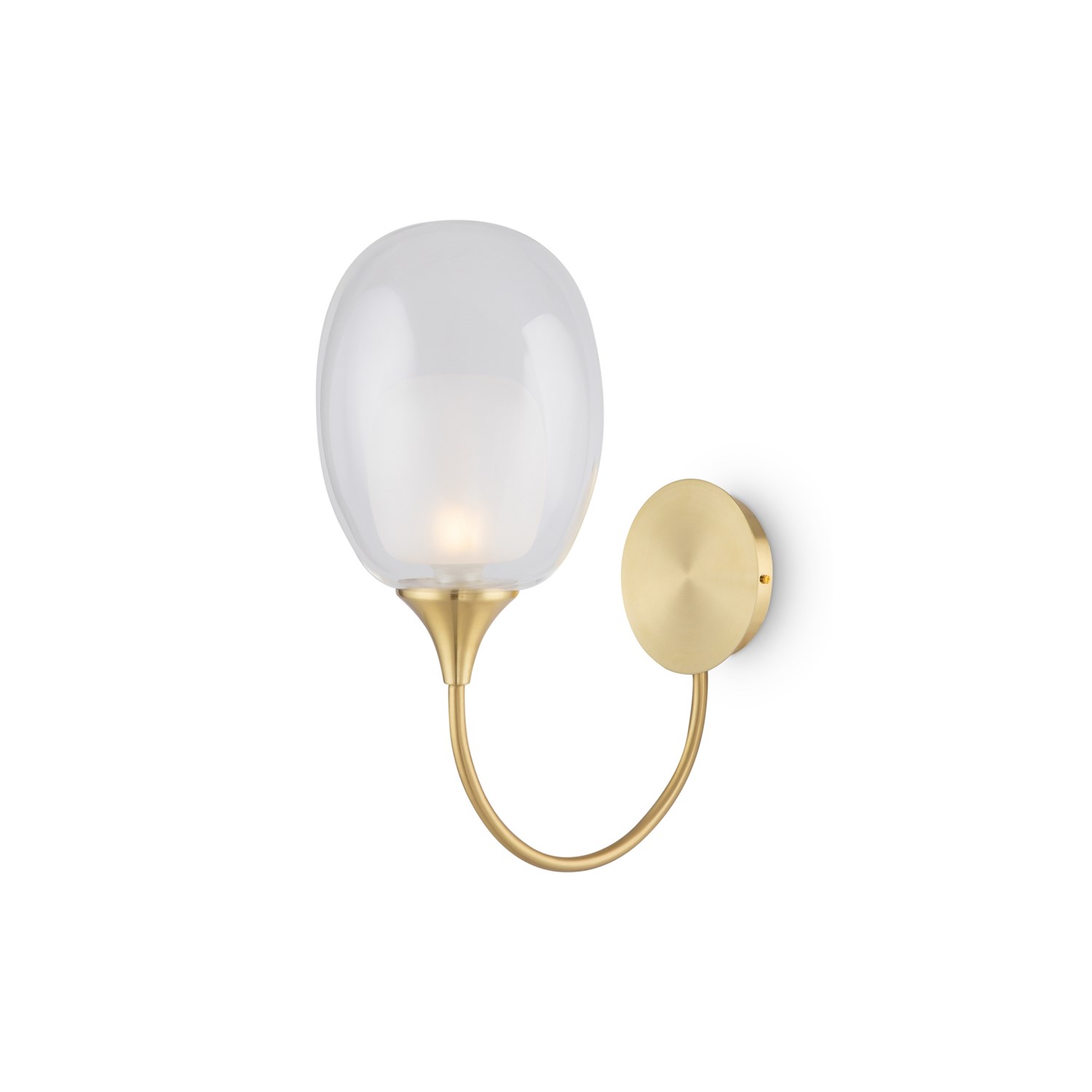 Maytoni Modern Aura Настенный светильник (бра) цвет: латунь MOD016WL-01BS