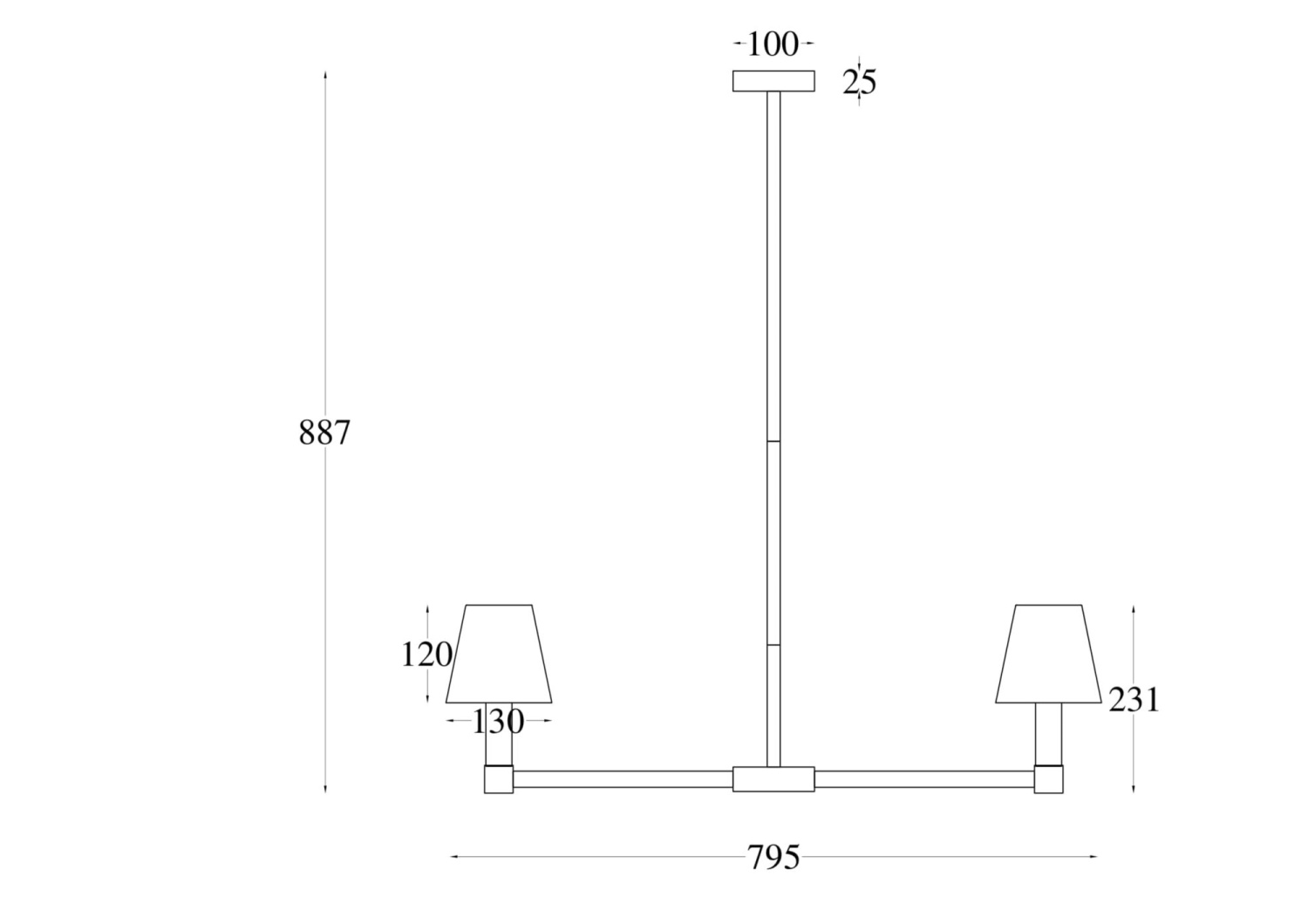 Maytoni Modern Tet-a-tet Подвесной светильник цвет: черный MOD104PL-07B
