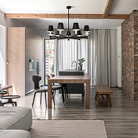 Maytoni Modern Tet-a-tet Подвесной светильник цвет: черный MOD104PL-07B