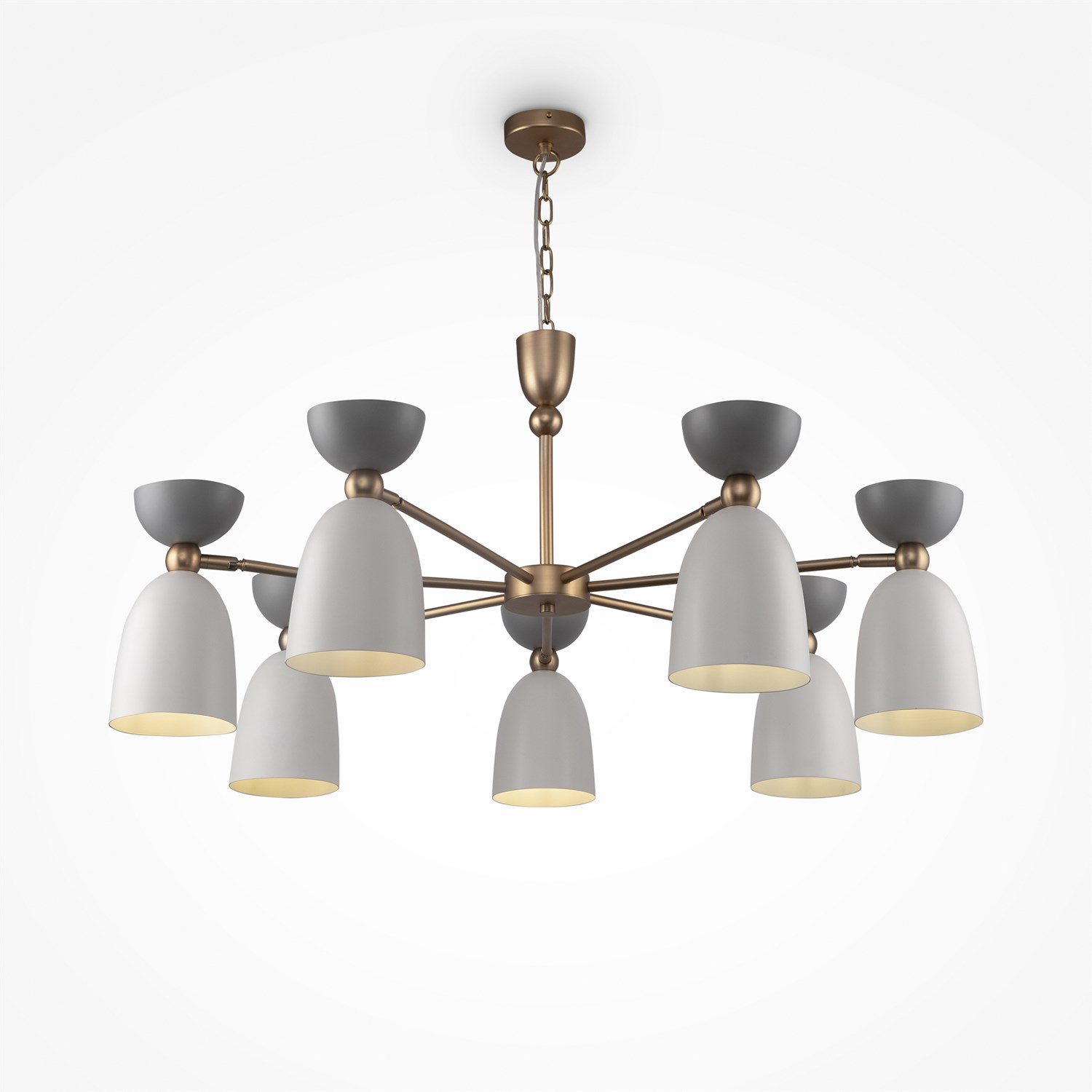 Maytoni Modern Cloches Подвесной светильник цвет: латунь MOD113PL-07W