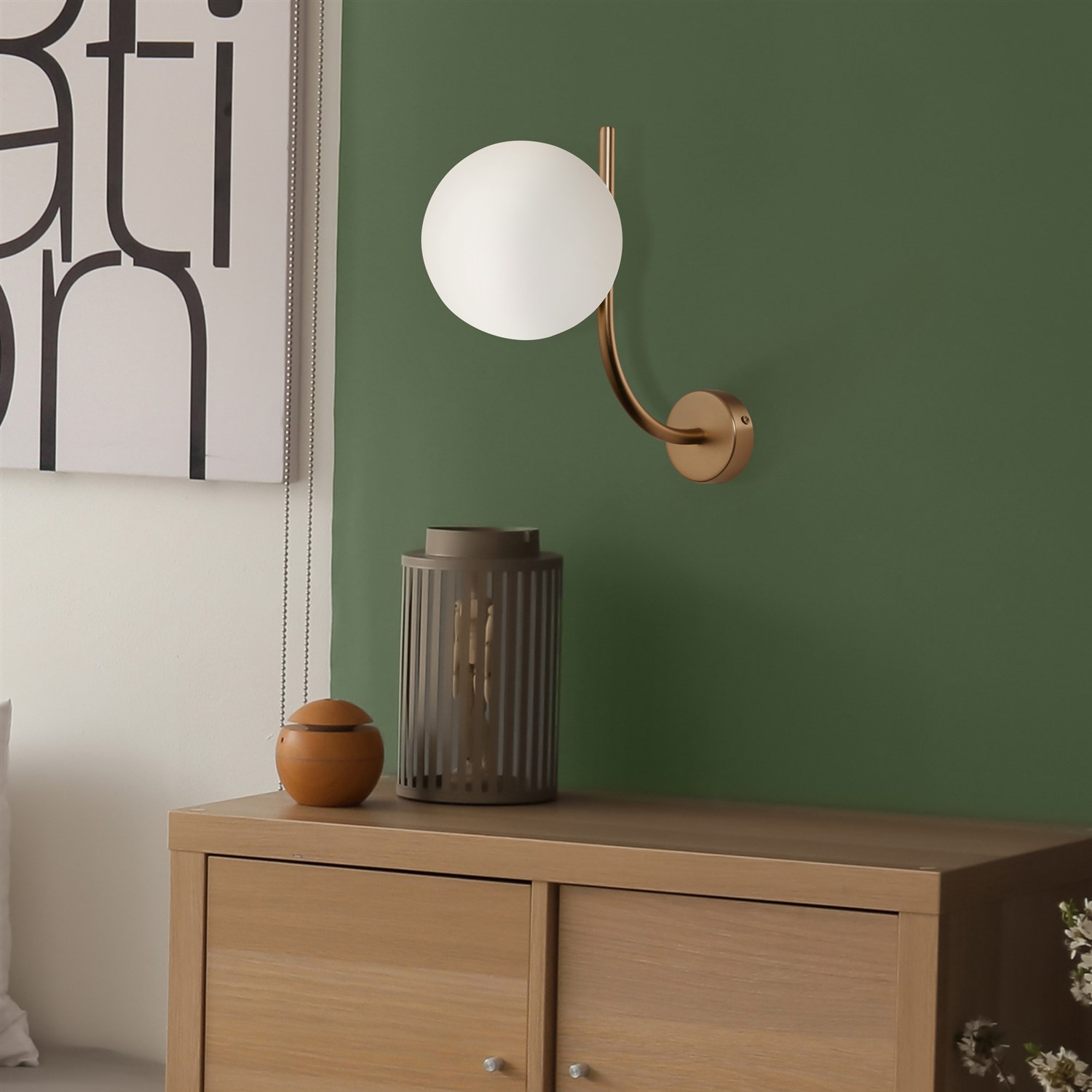 Maytoni Modern Rendez-vous Настенный светильник (бра) цвет: латунь MOD109WL-01BS