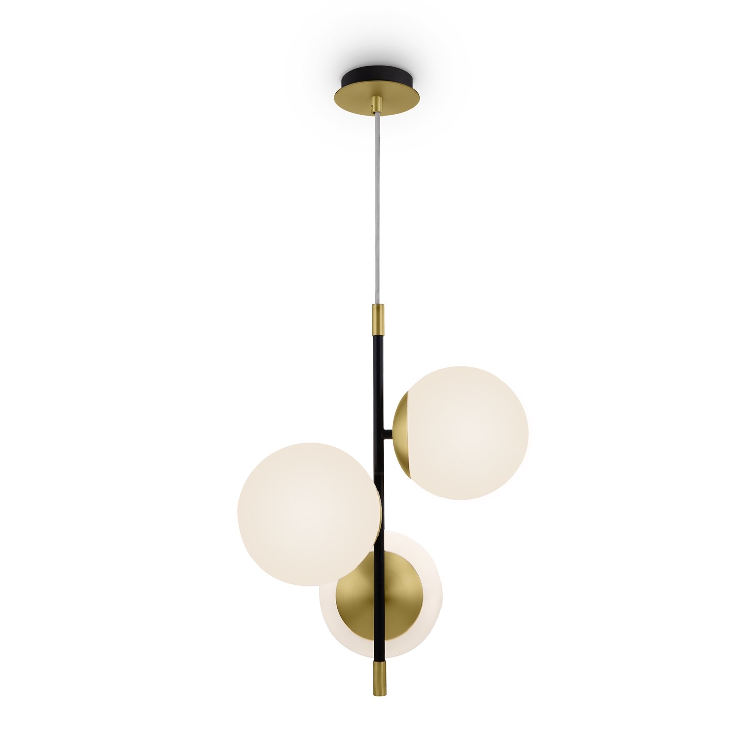 Maytoni Modern Nostalgia Подвесной светильник цвет: черный и золото MOD048PL-03G