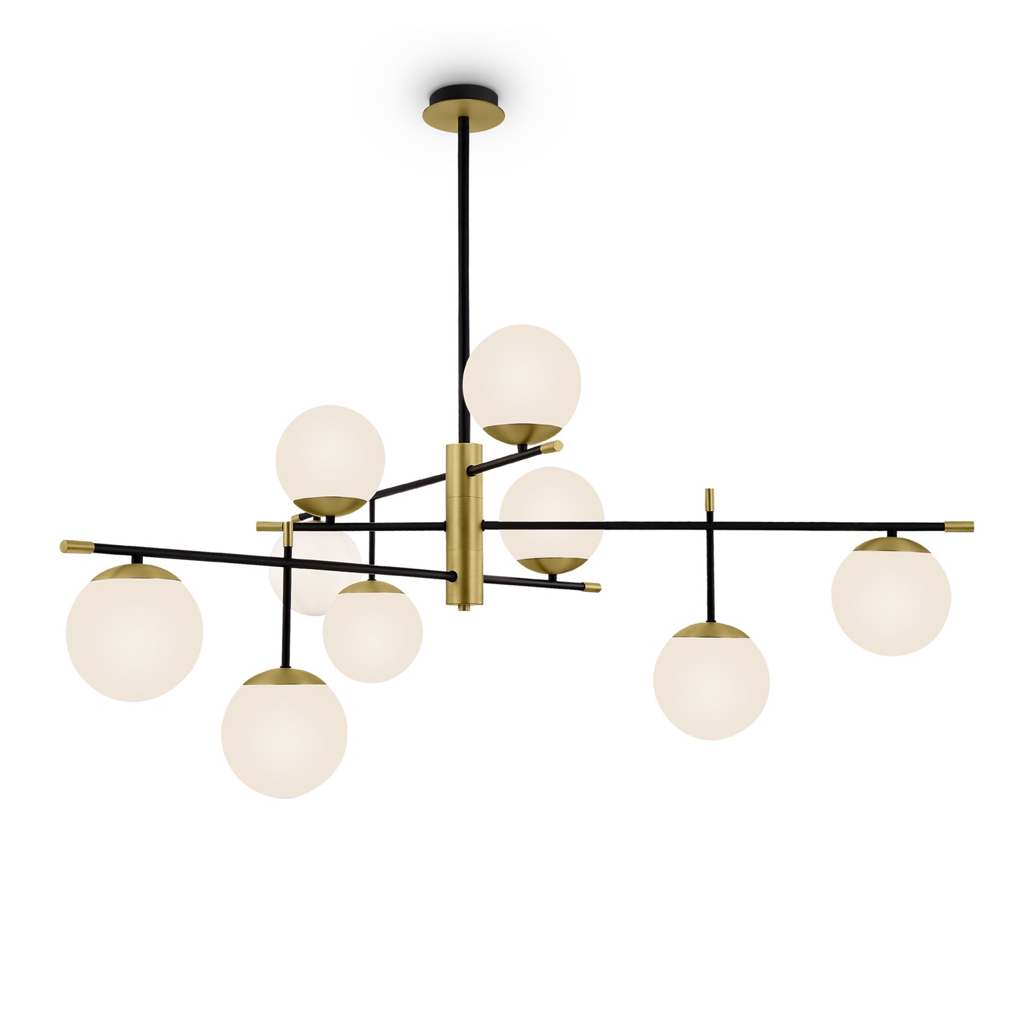Maytoni Modern Nostalgia Подвесной светильник цвет: черный и золото MOD048PL-09G
