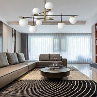 Maytoni Modern Nostalgia Подвесной светильник цвет: черный и золото MOD048PL-09G