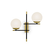 Maytoni Modern Nostalgia Настенный светильник (бра) цвет: черный и золото MOD050WL-02G