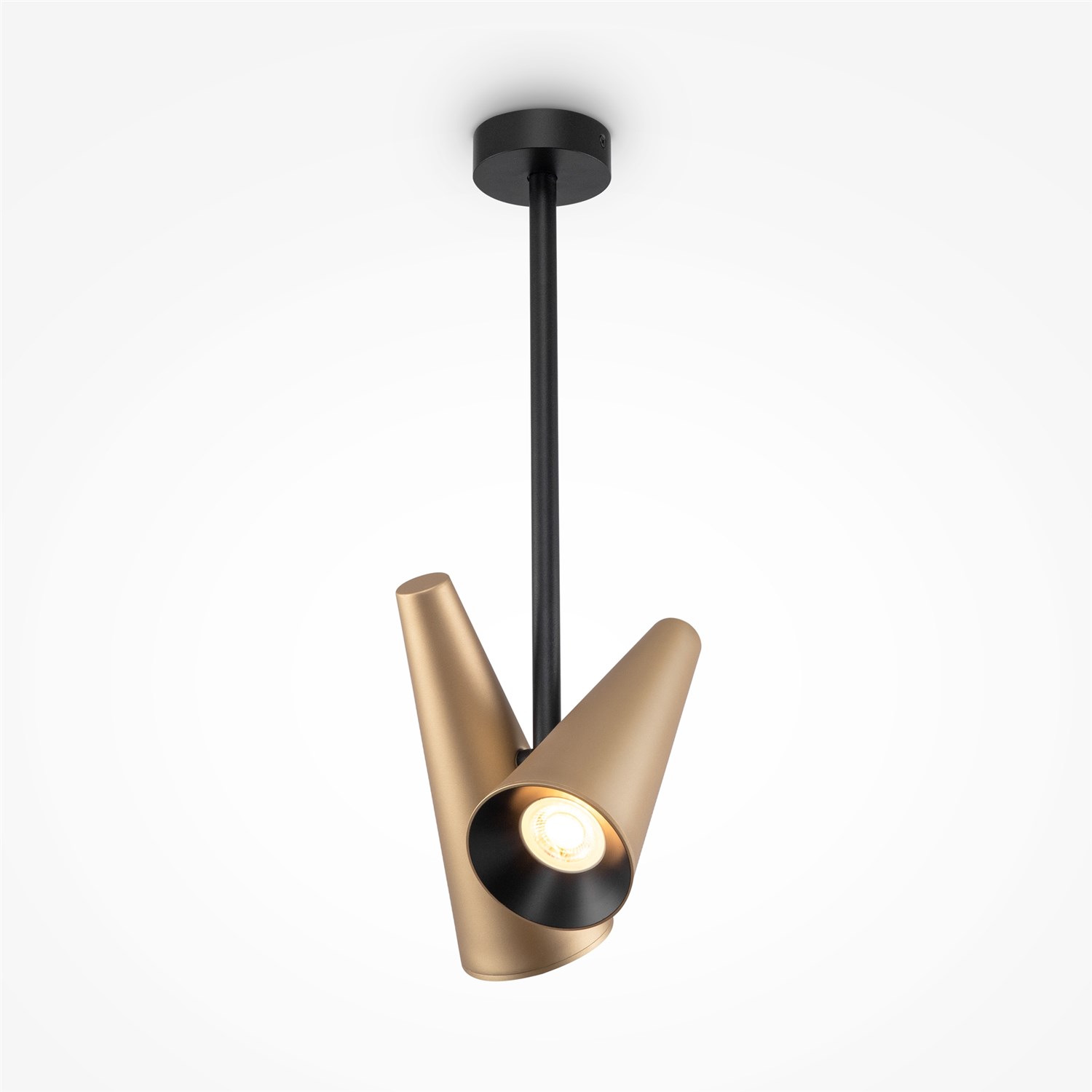 Maytoni Modern Giro Потолочный светильник цвет: латунь MOD095CL-02BS