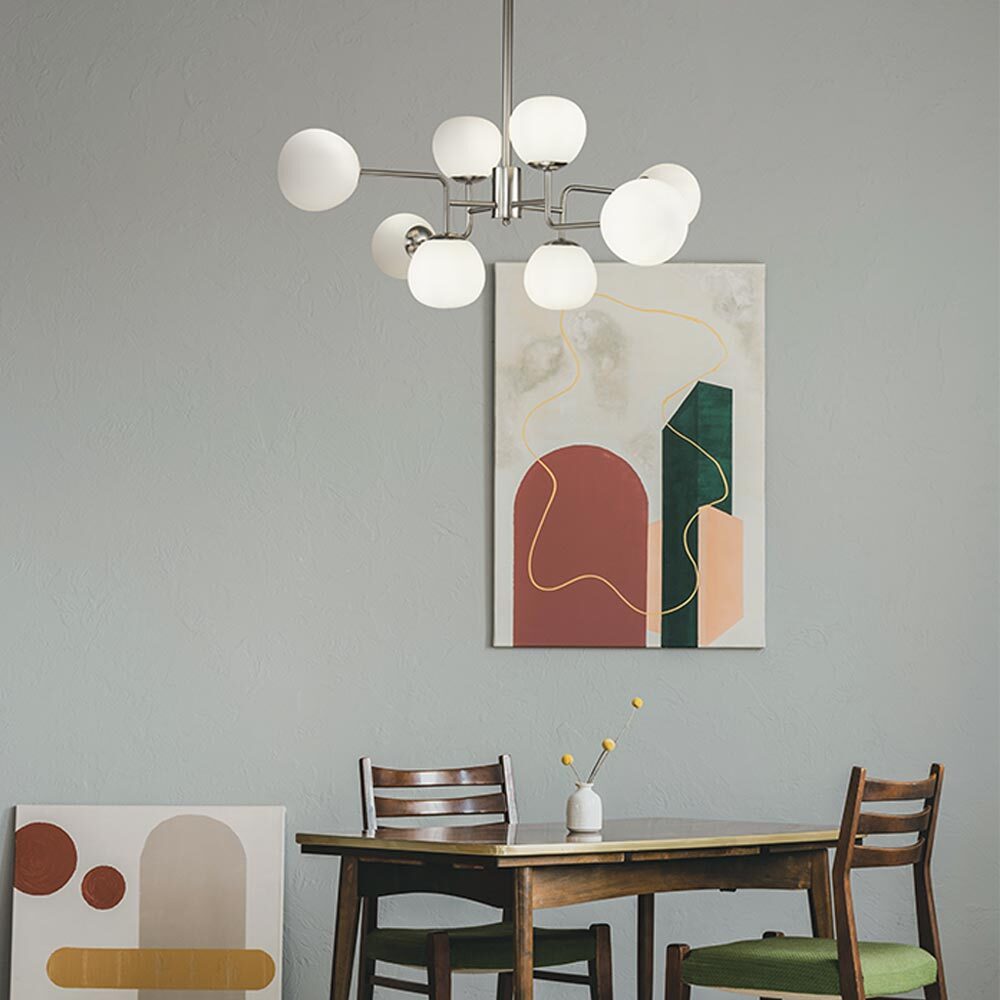 Maytoni Modern Erich Подвесной светильник цвет: никель MOD221-PL-08-N