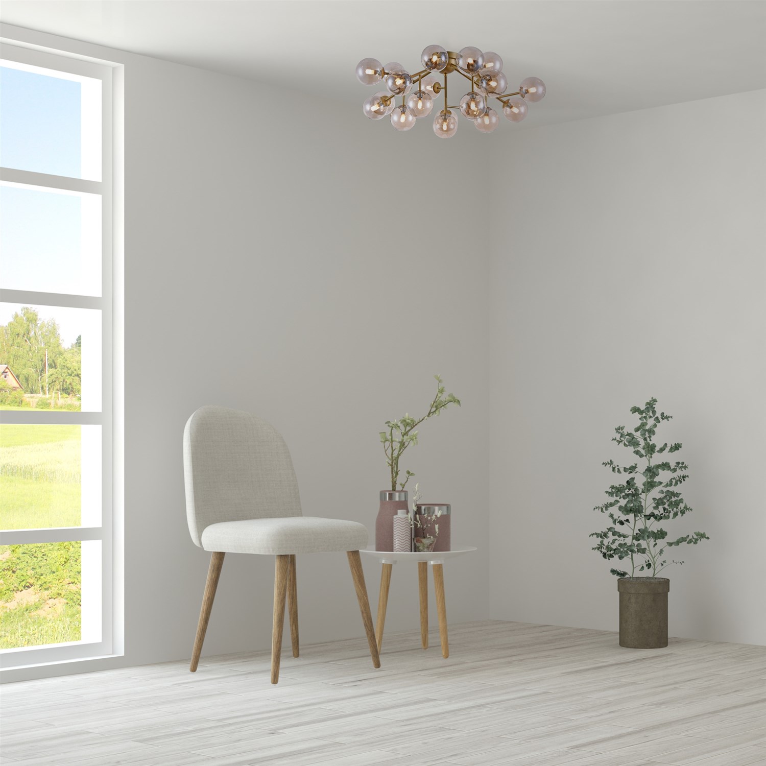 Maytoni Modern Dallas Потолочный светильник цвет: золото MOD545PL-20G