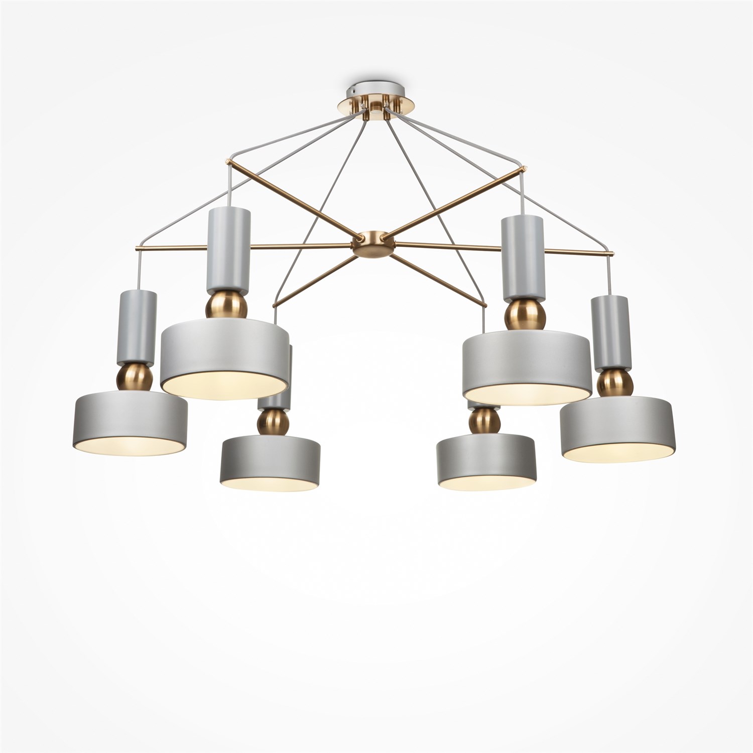 Maytoni Modern Void Подвесной светильник цвет: серебро MOD030PL-06GR
