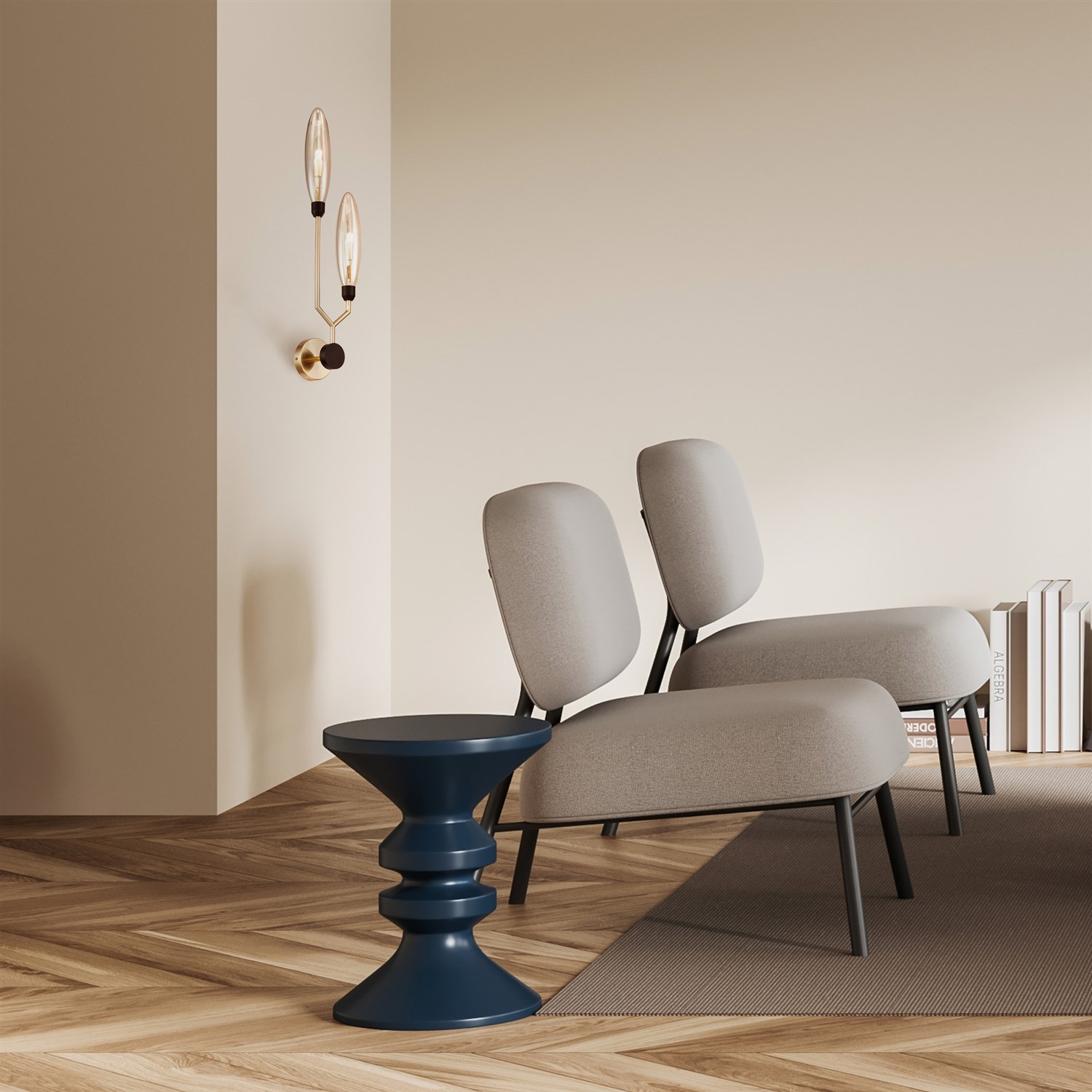 Maytoni Modern Ventura Настенный светильник (бра) цвет: золото MOD012WL-02G