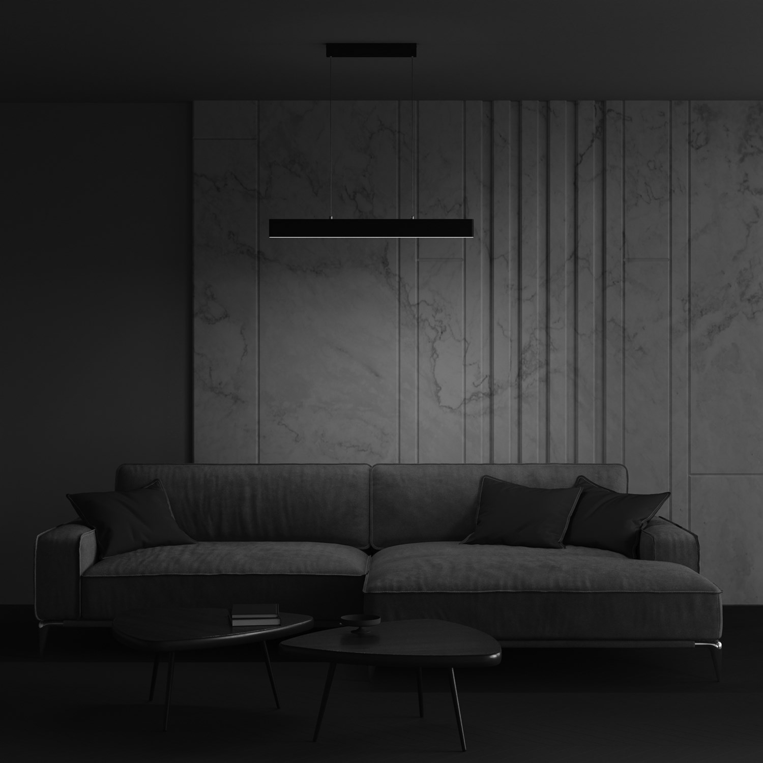 Maytoni Technical Step Подвесной светильник цвет: черный P010PL-L23B