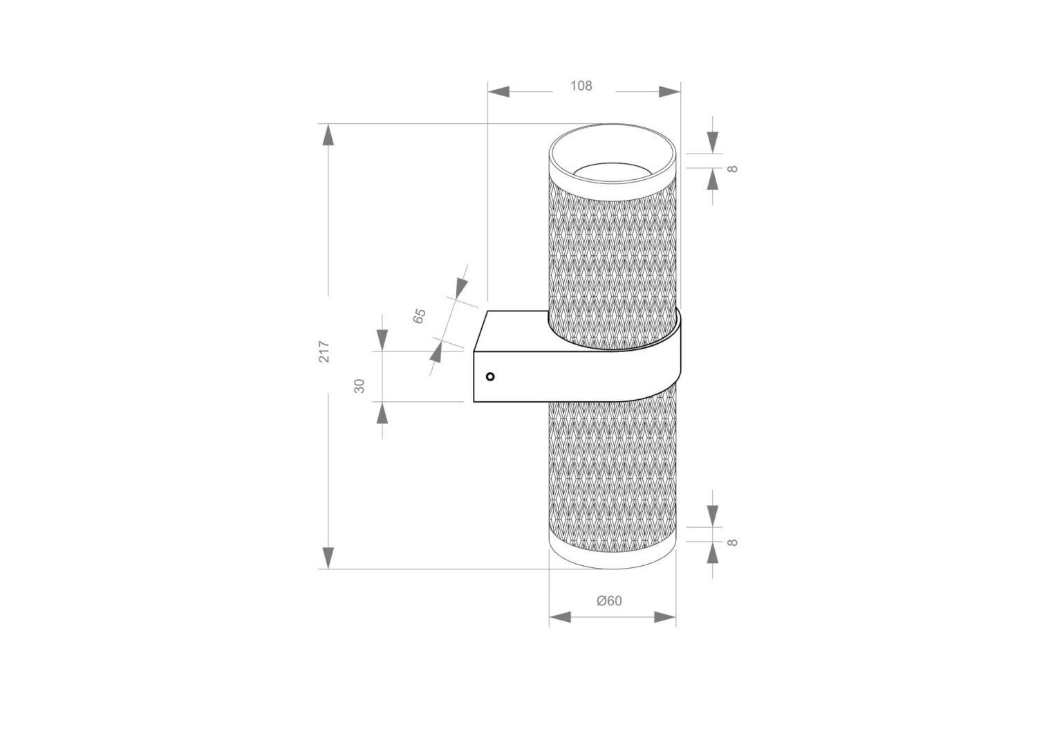 Maytoni Technical Focus Design Настенный светильник (бра) цвет: черный C069WL-02B