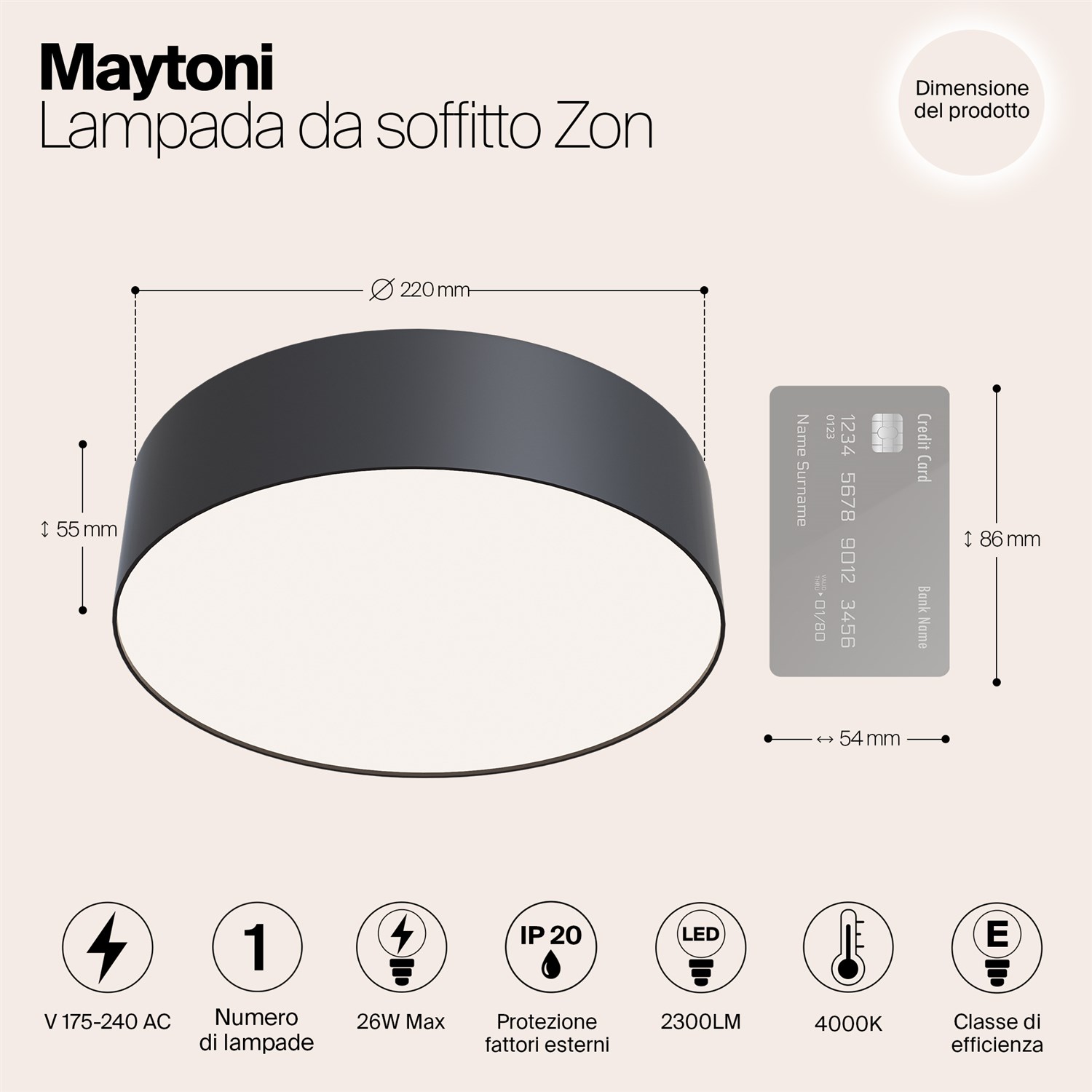 Maytoni Technical Zon Потолочный светильник цвет: черный C032CL-L32B4K