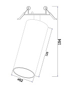 Maytoni Technical FOCUS LED Встраиваемый светильник цвет: белый C053CL-L12W4K