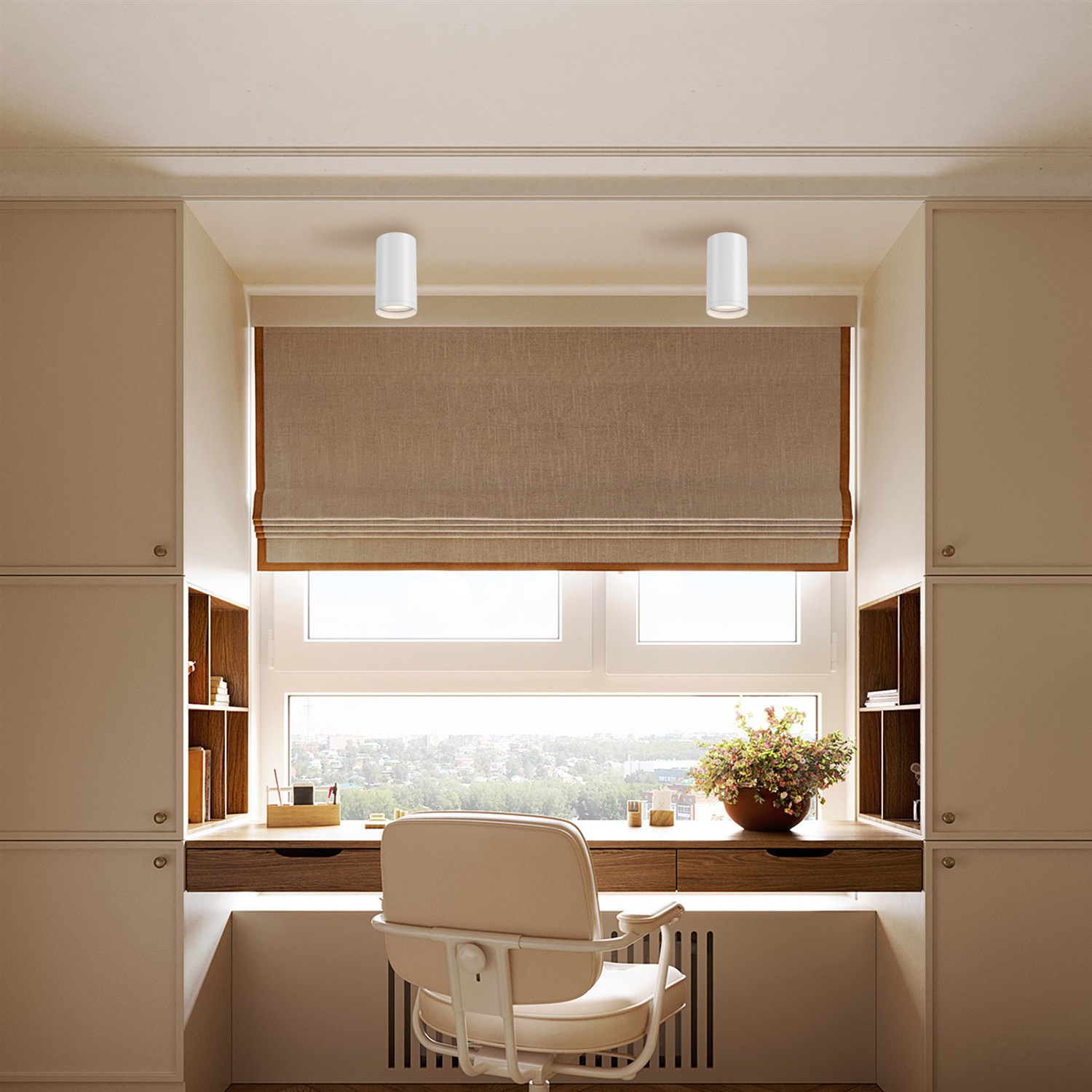 Maytoni Technical FOCUS S Потолочный светильник цвет: белый C052CL-01W