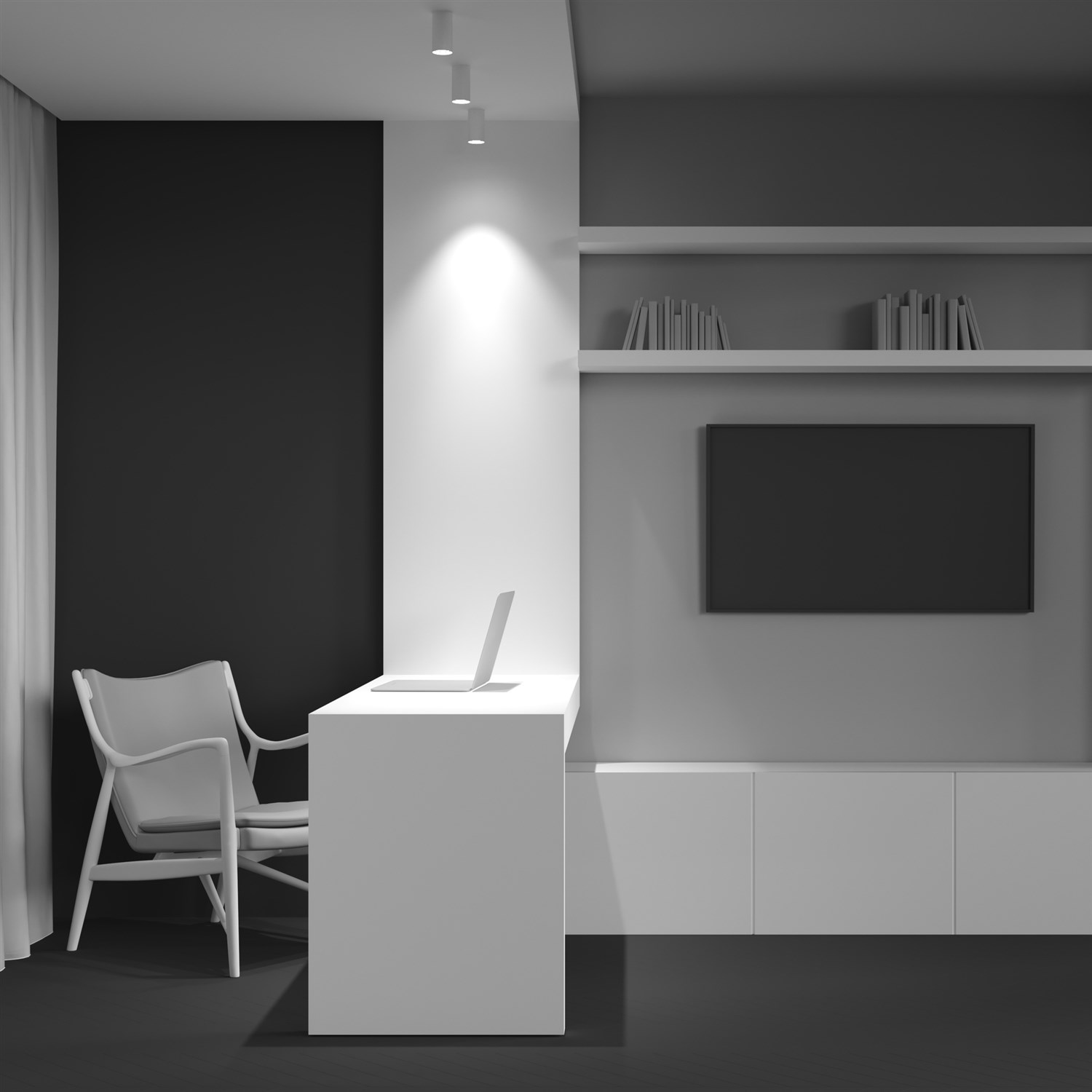 Maytoni Technical FOCUS S Потолочный светильник цвет: белый C052CL-01W