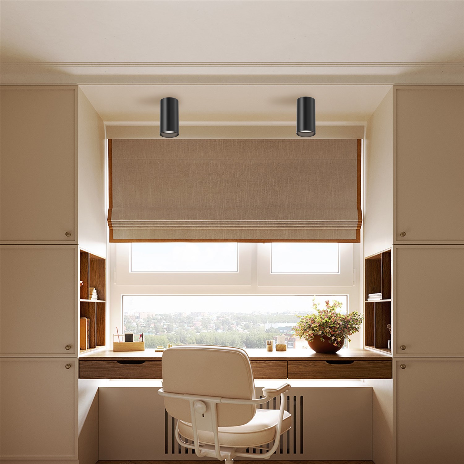 Maytoni Technical FOCUS S Потолочный светильник цвет: черный C052CL-01B