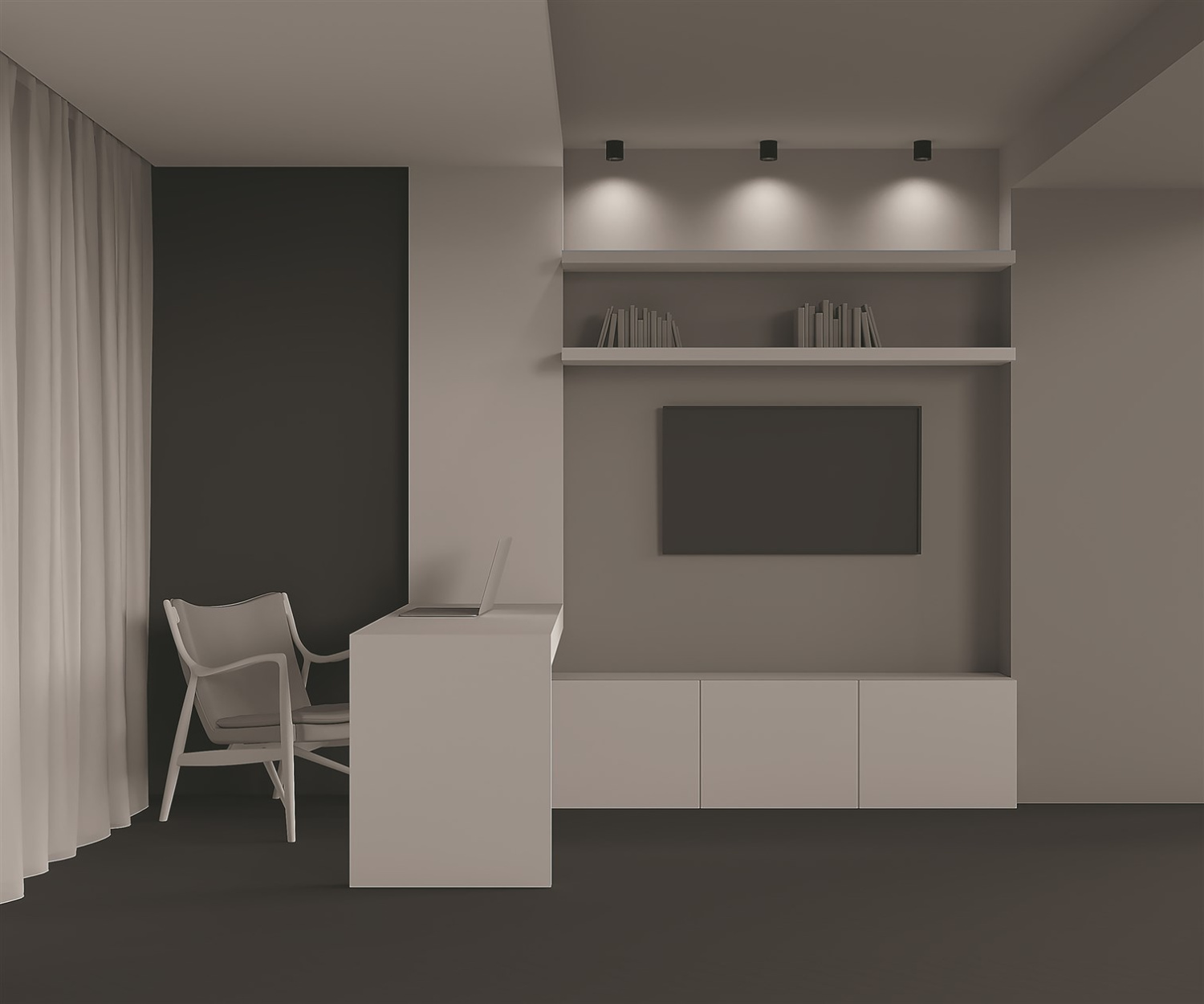Maytoni Technical Alfa LED Потолочный светильник цвет: черный C064CL-L12B4K