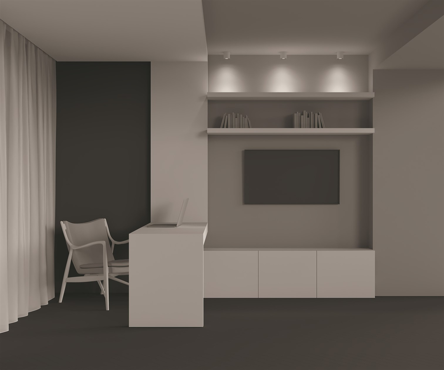 Maytoni Technical Alfa LED Потолочный светильник цвет: бело-черный C064CL-L12W3K
