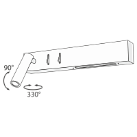 Maytoni Technical Comodo Настенный светильник (бра) цвет: черный C031WL-L8B3K
