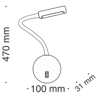 Maytoni Technical Stem Настенный светильник (бра) цвет: белый C035WL-L3W3K