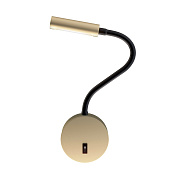 Maytoni Technical Stem Настенный светильник (бра) цвет: матовое золото C035WL-L3MG3K