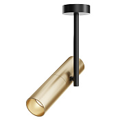 Maytoni Technical Elti Потолочный светильник цвет: черный с золотом C020CL-01GB