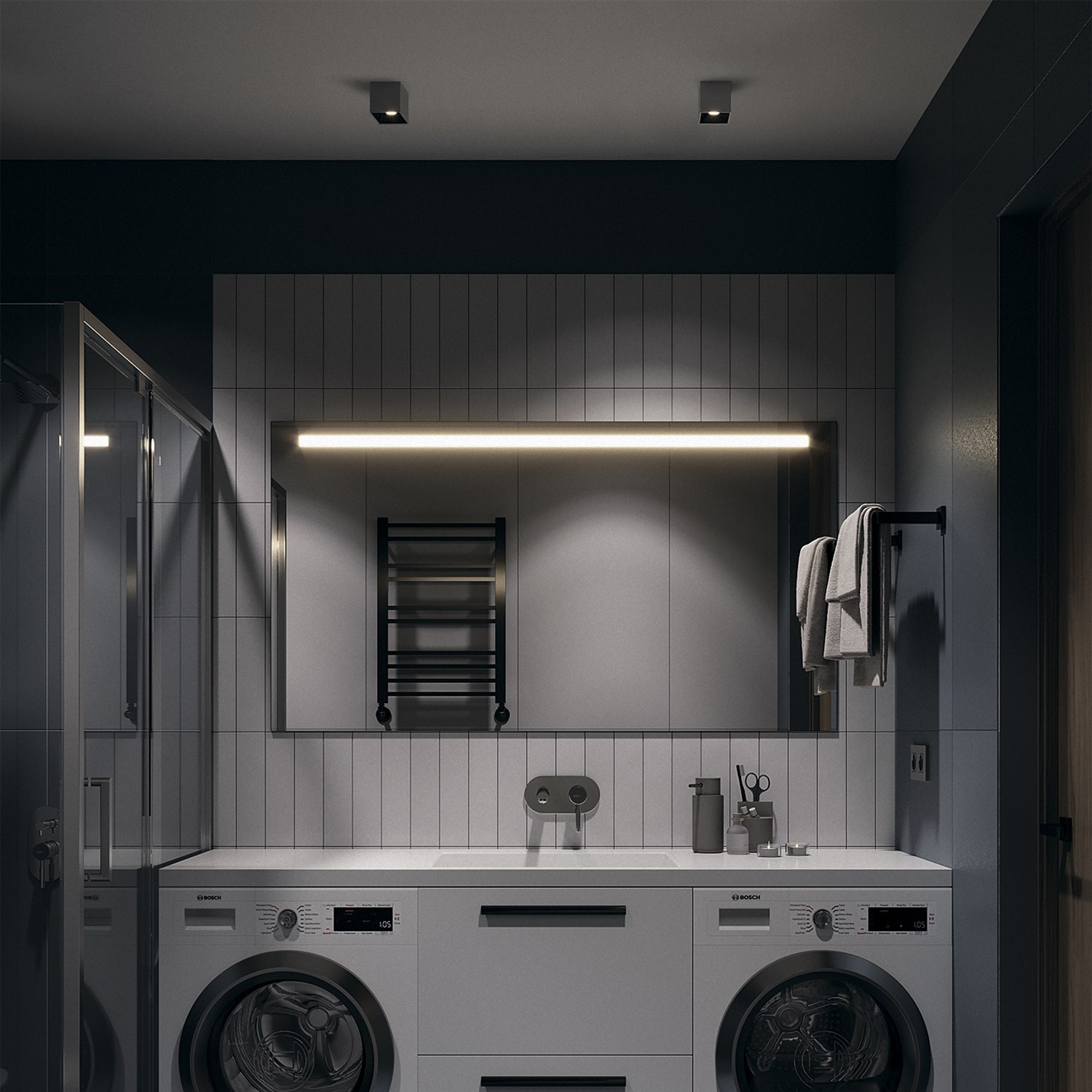 Maytoni Technical Slim Потолочный светильник цвет: белый C015CL-01W