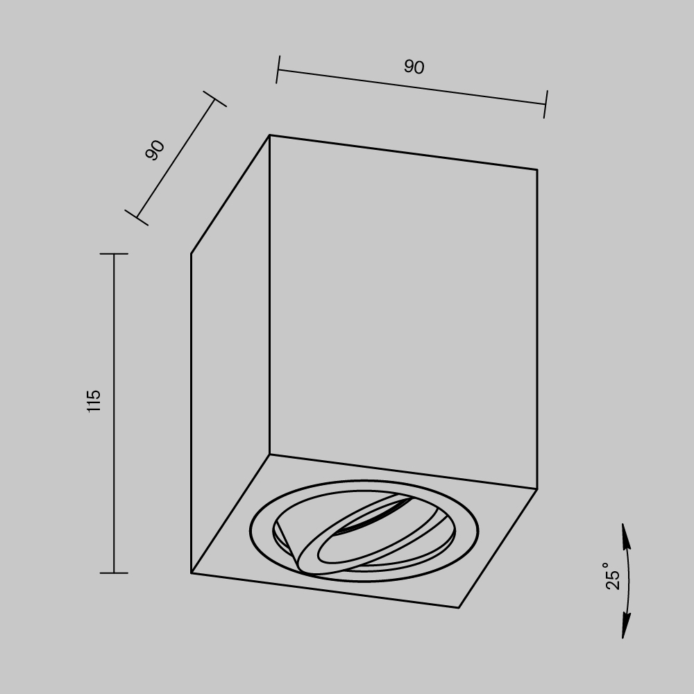 Maytoni Technical Atom Потолочный светильник цвет: белый C017CL-01W