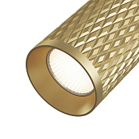 Maytoni Technical Focus Design Встраиваемый светильник цвет: матовое золото C037CL-01G