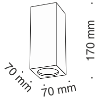 Maytoni Technical Conik gyps Потолочный светильник цвет: белый C006CW-01W