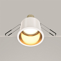 Maytoni Technical Reif Встраиваемый светильник цвет: белый с золотом DL049-01WG
