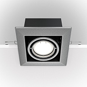Maytoni Technical Metal Modern Встраиваемый светильник цвет: серебро DL008-2-01-S