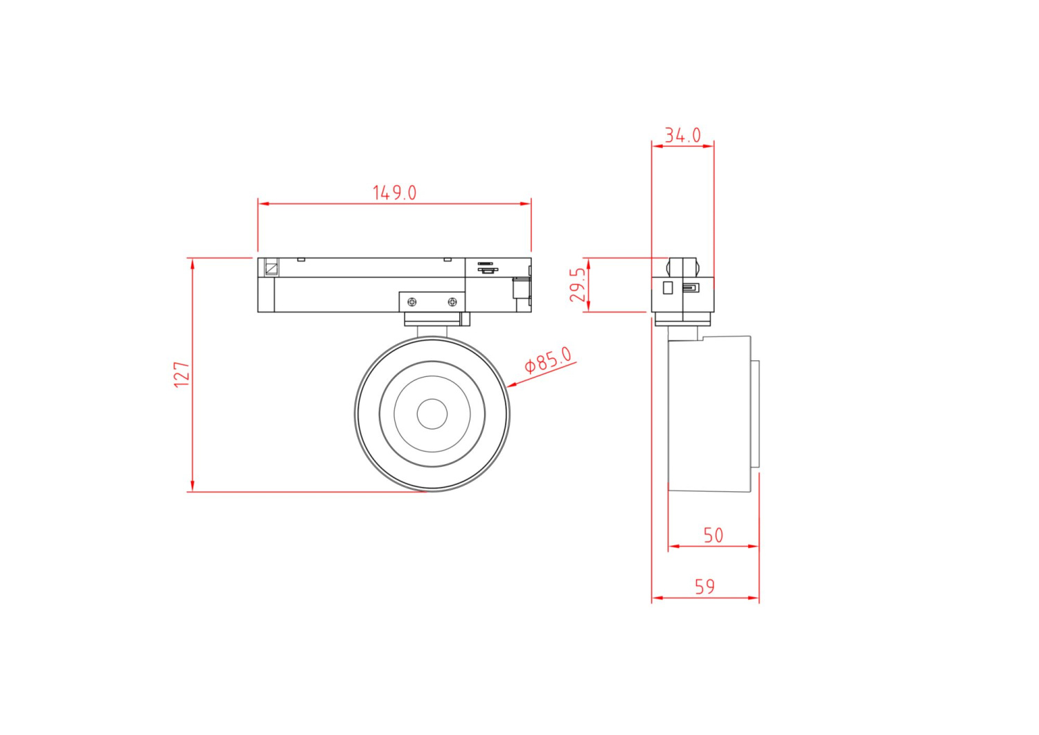 Maytoni Technical Treo Трековый светильник цвет: белый TR023-1-12W4K