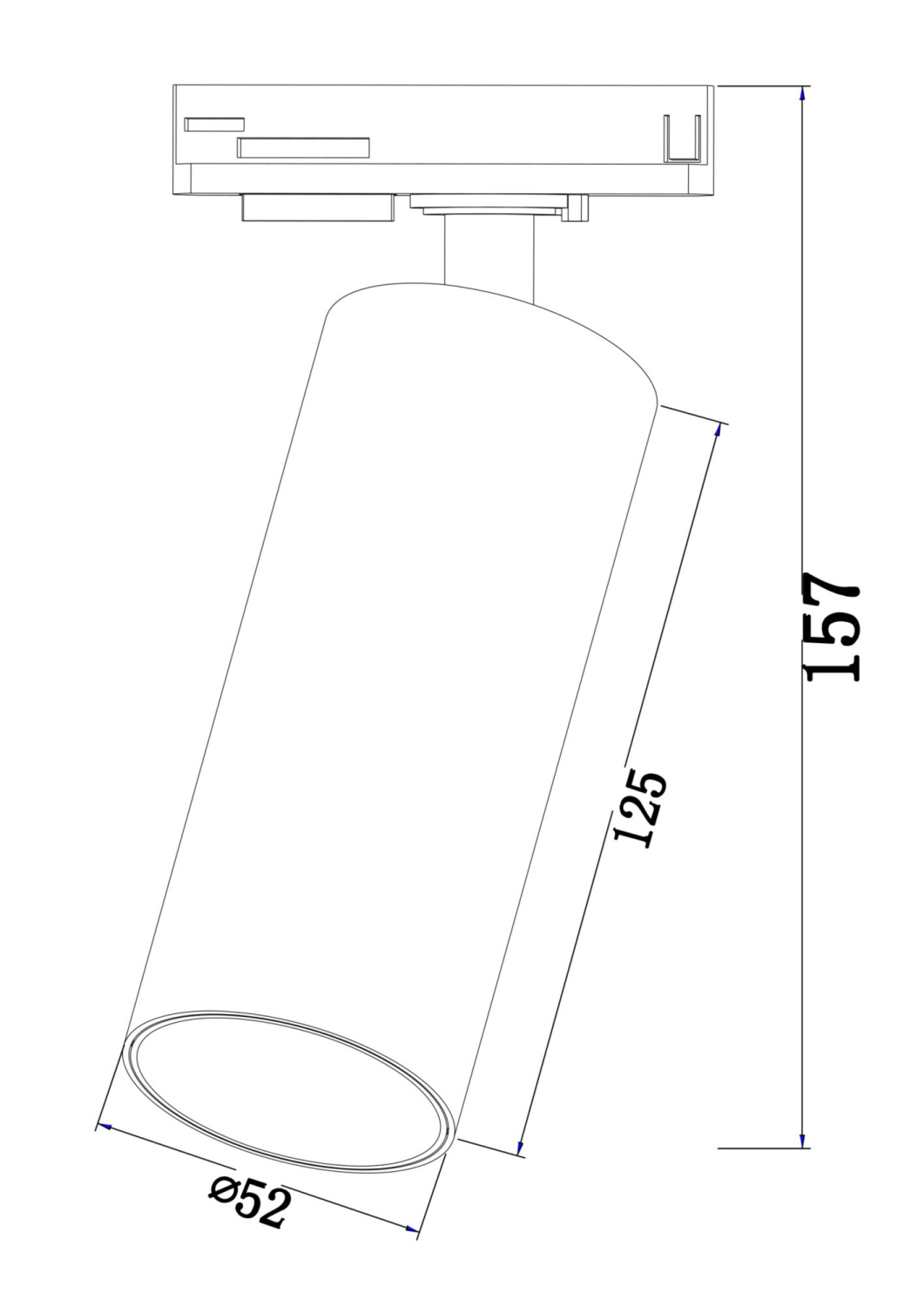 Maytoni Technical Focus LED Трековый светильник цвет: белый TR021-1-12W4K