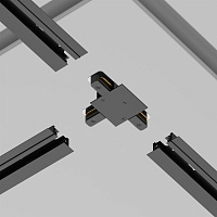Maytoni Technical Коннектор Т-образный Unity встраиваемый черный TRA002CT-11B