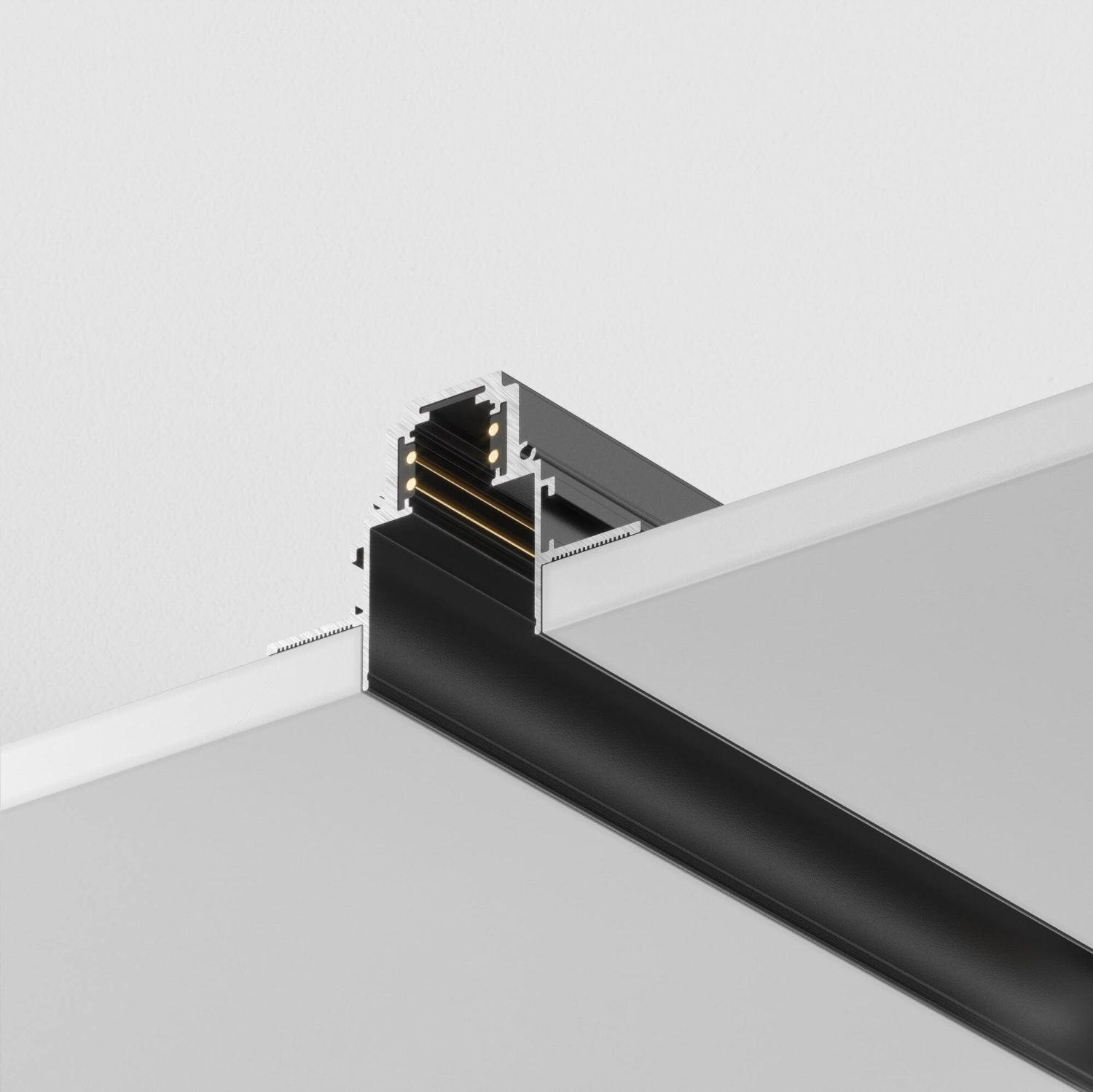 Maytoni Technical Busbar trunkings S35 Шинопровод встраиваемый цвет: черный TRX004-222B
