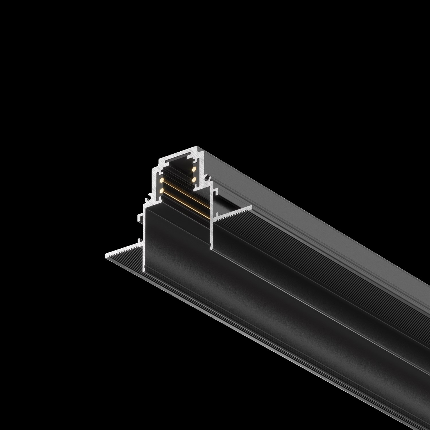 Maytoni Technical Busbar trunkings S35 Шинопровод встраиваемый цвет: черный TRX004-222B