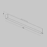 Maytoni Technical Basis Трековый светильник цвет: белый TR012-2-20W4K-W